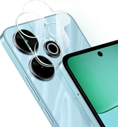 IMAK Camera Lens Protector - Geschikt voor Xiaomi Redmi 13 / Poco M6 4G Camera Lens Protector - IMAK 9H Tempered Glass - Transparant
