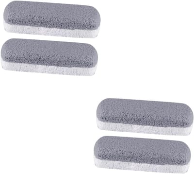 Voetvijlen - Voetrasp Puimsteen - Voetverzorging Thuis - Dubbelzijdig Schuimglas - 9.7 x 5 x 4 cm - Grijs