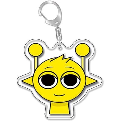 Acryl Sprunki Sleutelhanger voor Accessoires Sprunki Oren Raddy Grijs Brud Vineria Hanger Sleutelhanger Sleutelketting Sieraden Fans Cadeaus yellow
