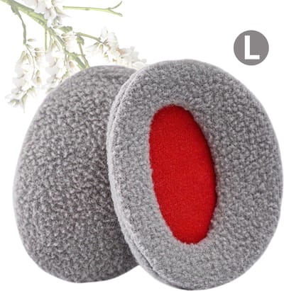 Livano Oorwarmers - Oorverwarmers - Ear Warmers Voor Volwassenen - Dames & Heren Winter Earmuffs - Grijs L