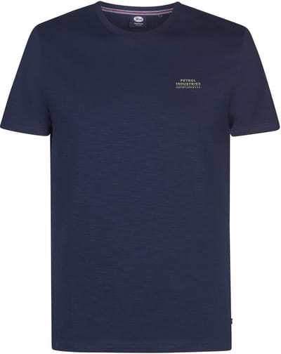 Petrol Industries - Heren Logo T-shirt Universo - Blauw - Maat S