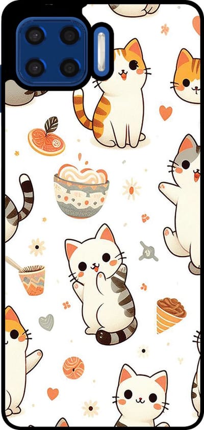 Smartphonica Telefoonhoesje Geschikt voor Motorola Moto G5 Plus met katten opdruk - TPU backcover case cat design geschikt voor Motorola Moto G5 Plus