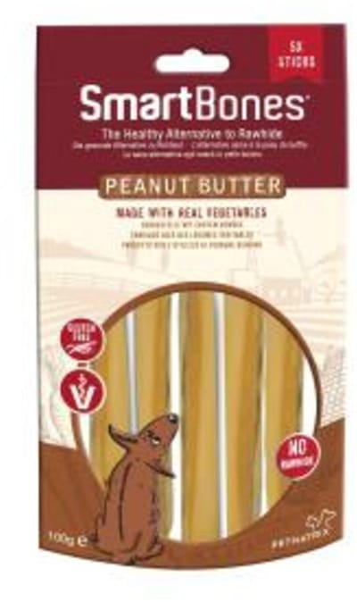 Smartbones Peanut Butter Sticks - 16 x 5 stuks - Voordeelverpakking