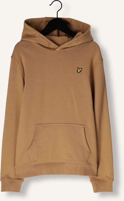 Lyle & Scott Pullover Hoodie Boys Truien & Vesten Jongens - Sweater - Hoodie - Vest- Camel - Maat 128/134