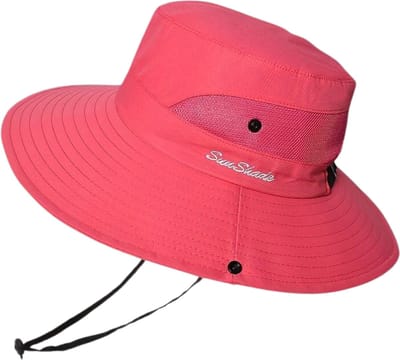 Bovista Zonnehoed - Reishoed - UV Beschermende Hoed - Bucket Hat - Festival - Pet - Hoedje Voor Dames & Heren - Hoofdbescherming - Rood
