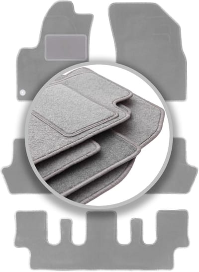 Automatten asgrijs voor: Citroen C4 Grand Picasso 7-zits (2006-2013)