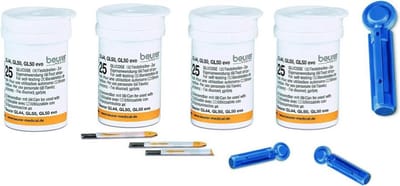 Beurer GL44/GL50 bloedsuiker - 100 teststrips en 100 lancetten