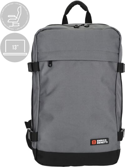 Enrico Benetti Amsterdam Underseater/ Cabin Rugzak 13 inch, 20L - 54688 - Grijs