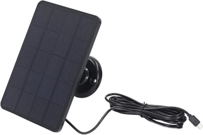 SolidKeus - 4W Zonnepaneel Micro USB-batterijlader voor Buitencamera