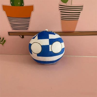 10cm Polandball Pluche Speelgoed Mexico Oekraïne Duitsland Countryball Knuffel Pop Hanger Huisdecoratie 10cm
