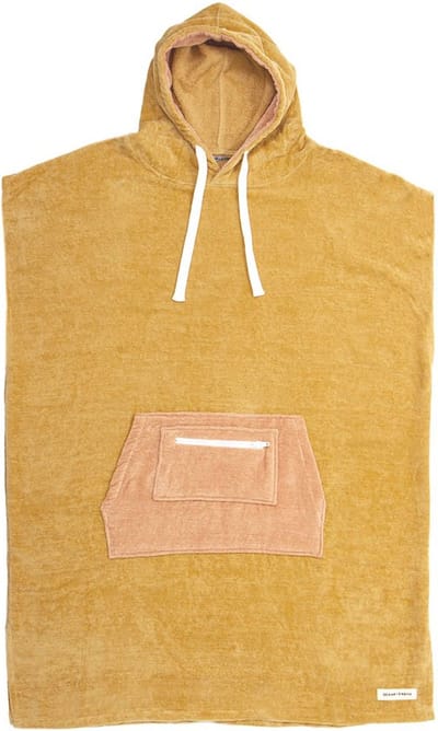Ocean & Earth Daydream Hooded Poncho Beige