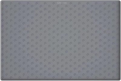 Gloovon® - Voermat Hond & Kat - Siliconen Placemat - XL 60x40cm - Anti-mors Rand 1cm - Antislip - Grijs