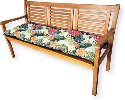 Groot Tuinbank Kussen Palletkussen voor Buiten Zit en Schommelbank 120x60cm Tropisch Groen
