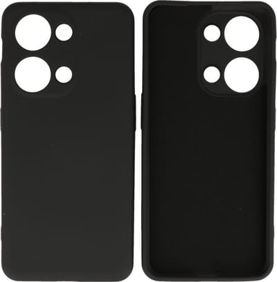Hoesje Geschikt voor de OnePlus Nord 3 5G - Fashion Backcover Hoesje - Colorful Telefoonhoesje - Zwart