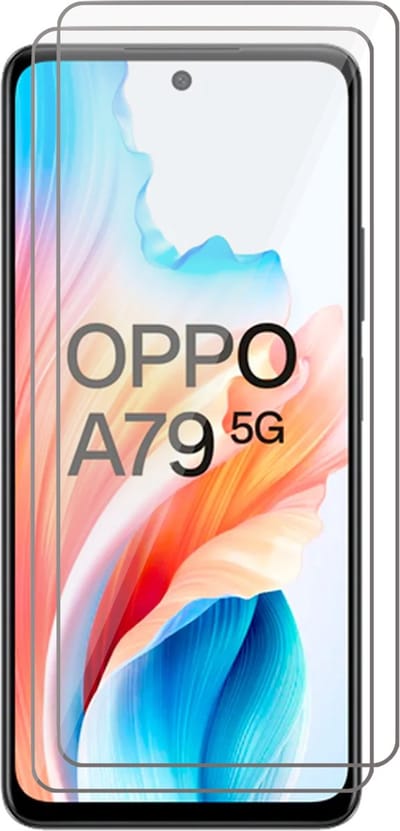 Screenprotector geschikt voor Oppo A79 - 2x Glas Screen Protector