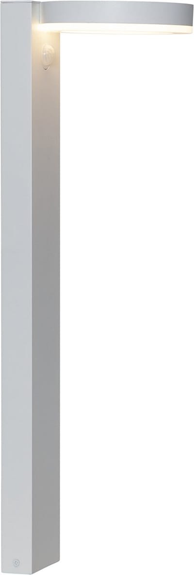Star Trading solar paalverlichting Vidi, padverlichting, wit, LED, schemersensor, bewegingssensor, warm wit, buiten, 60 cm