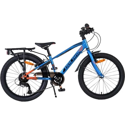 Volare Explorer Kinderfiets - Jongens - 24 inch - Blauw - 18 versnellingen - Twee handremmen
