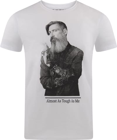 riverso Heren T-Shirt RIVHarald regular fit Wit S Ronde Hals Volwassenen - gemaakt van 100% katoen
