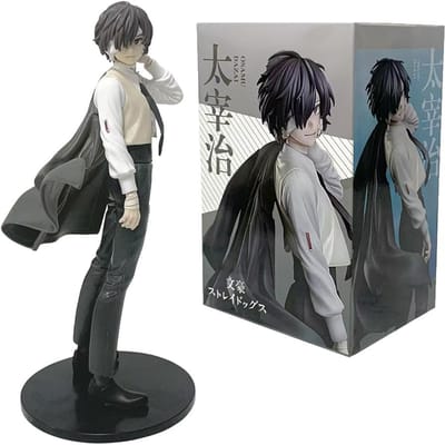 Anime Bungo Stray Dogs Nakahara Chuya Figuur Dazai Osamu Actiefiguren Noedelpers Model PVC Verzamelbare Speelgoed Verjaardagscadeaus