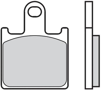 Brembo 07ka28sa Gesinterde Remblokken Transparant
