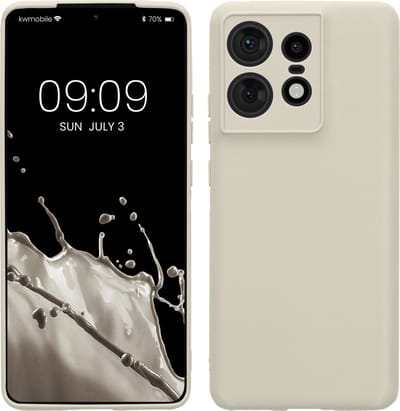 kwmobile telefoonhoesje geschikt voor Motorola Edge 50 Pro - Hoesje voor smartphone - Precisie camera uitsnede - In maanglans