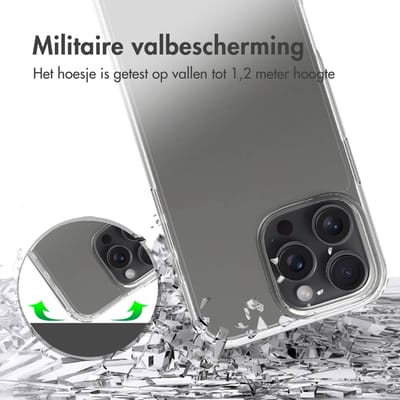 Accezz Hoesje - Geschikt voor Apple iPhone 16 Pro Max - Xtreme Impact Backcover 2.0 - Transparant
