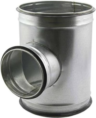 T-stuk Ã˜ 355mm - Ã˜ 200mm voor spirobuis (90Â°)