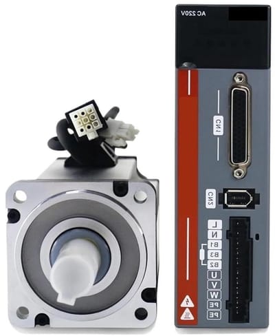 Servomotor Kit - Motor met Driver - Modelbouw - Hoge Snelheid - 750W 1KW - Zilver