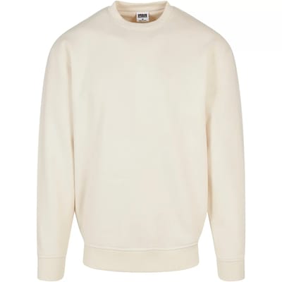 Urban Classics - Basic Crew Sweater/trui - S - Creme