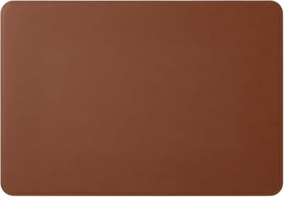 Bureauonderlegger Leer - Werkplekmat - Kantoor Organisatie - Handgemaakte Naden - 80 x 50 cm - Oranje Bruin
