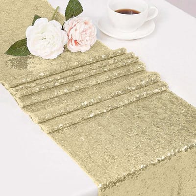 Meble odNowa Boho - Tafelloper - Cekin - Goud - 30x275 cm