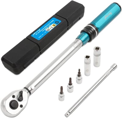 Momentsleutel 3/8 inch voor Fiets en Auto met 10-60 Nm Bereik en Hoge Nauwkeurigheid