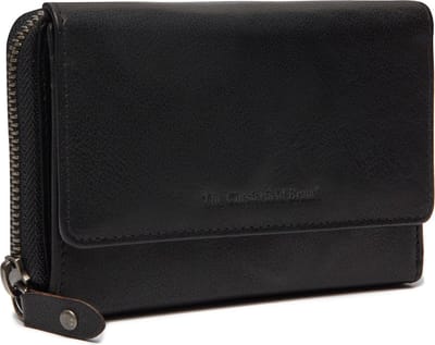 The Chesterfield Brand Leren portemonnee Rhodos Wallet Black zwart