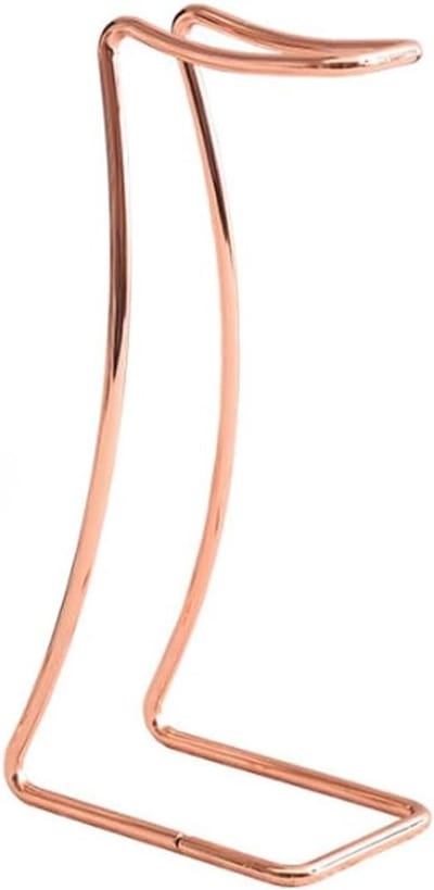 Universele Hoofdtelefoonhouder voor Over-Ear Hoofdtelefoons, Gaming Headsets en Hoofdtelefoon Display in Metalen Rozen Goud