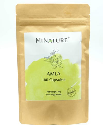Amla Capsules 180 stuks - 450mg Amla Poeder Per Vegan Capsule - Gooseberry, Emblica Fruit Powder - 100% Plantaardig