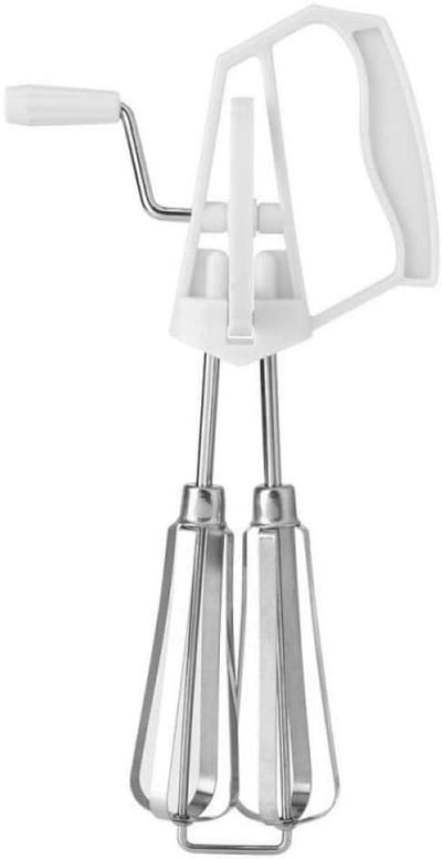 Manual rotary whisk stainless steel rotary hand whip egg beater hand push whisk blender