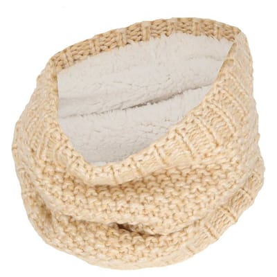 Sarlini - Colsjaal Meisjes - Skisjaal - Zand - Knitted - One Size