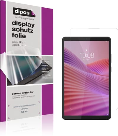 dipos – 2x Beschermfolie geschikt voor Lenovo Tab K9 | Krasbestendige & heldere Screenprotector Ultra-Thin