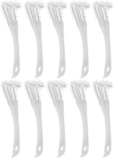 Keuken Schoonmaakborstels - Set Reinigers - Kieren Schoonmaken - Ergonomische Handgreep - 10 Stuks - Meerkleurig