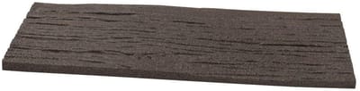 Trekstenen 4 stuks - Tuinplaten rubber - Tuinpad verfraaien - Gerecycled rubber materiaal - 60 x 25 cm - Bruin houtkleur