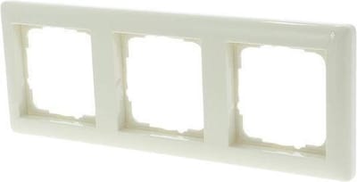 Gira SY55 Inbouw Afdekplaat - 3-voudig - Crème