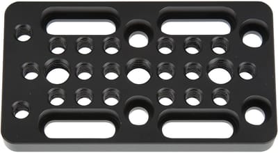 Universele Camera Expansieplaat met 1/4 Inch en 3/8 Inch Schroefgaten voor Railblock en Dovetail, Ideaal voor Fotografie en Videoproductie