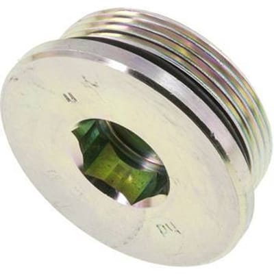 Plug UN 1-7/8''-12 Staal NBR met binnenzeskant 250 bar (3512.5psi)