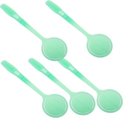 Huidverzorgingspadhouder - Wattenschijfjesclip - Make-up Aanbrengen - Afneembare Handgreep - 24 cm - Wit