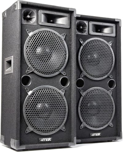 SkyTec MAX210 disco speakerset 2x 10 2000W