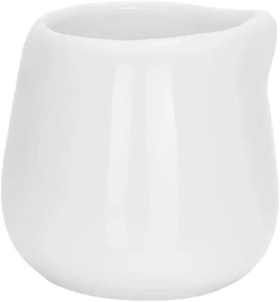 Latte Art Mokken - Melkopschuimkan Barista Pitcher - Koffie Decoreren - Professionele Vormgeving - 50 ml - Wit