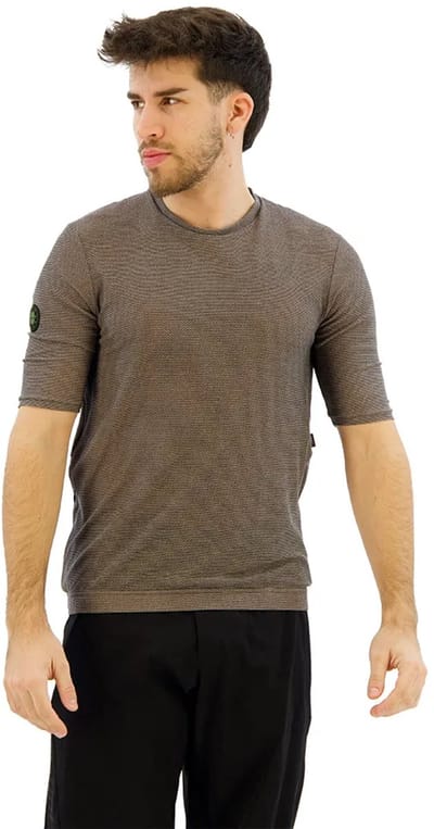 Santini Stone Slim Fit Tech T-shirt Groen 2XL Man