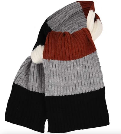 Sarlini - Kids - Jongens - Knit - Sjaal - Multi - Black - 2/4 jaar