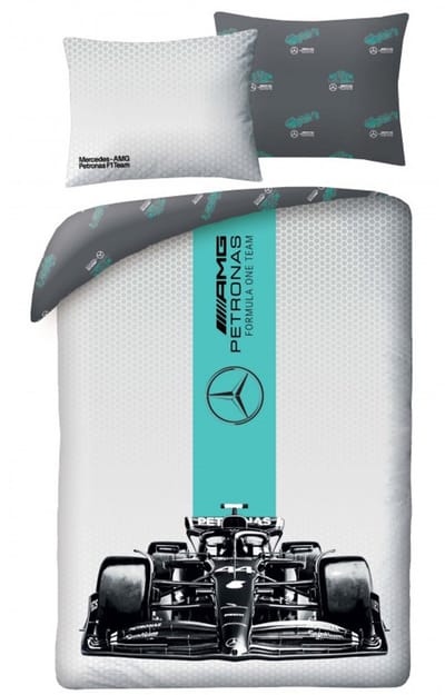 Mercedes Dekbedovertrek - 140 x 200 cm - Katoen - 70 x 90 cm