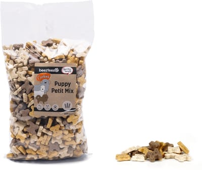 Beeztees Puppy Petit Mix - Hondenkoekjes - Hondensnacks - Voordeelverpakking - 1400 gram